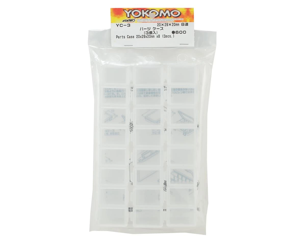 Yokomo Plastic Parts & Screws Carrying Case (3) (176x36x26mm) - Image 2